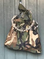 Borsa stile militare verde