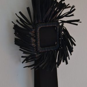 Cintura bottoni blu