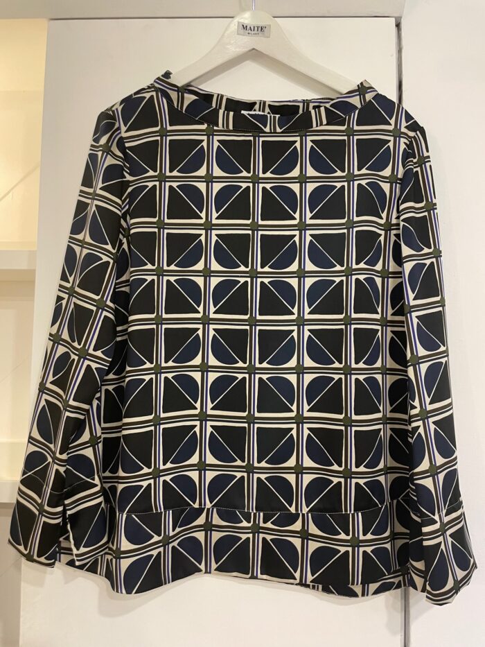 Camicia viscosa jacquard - immagine 1