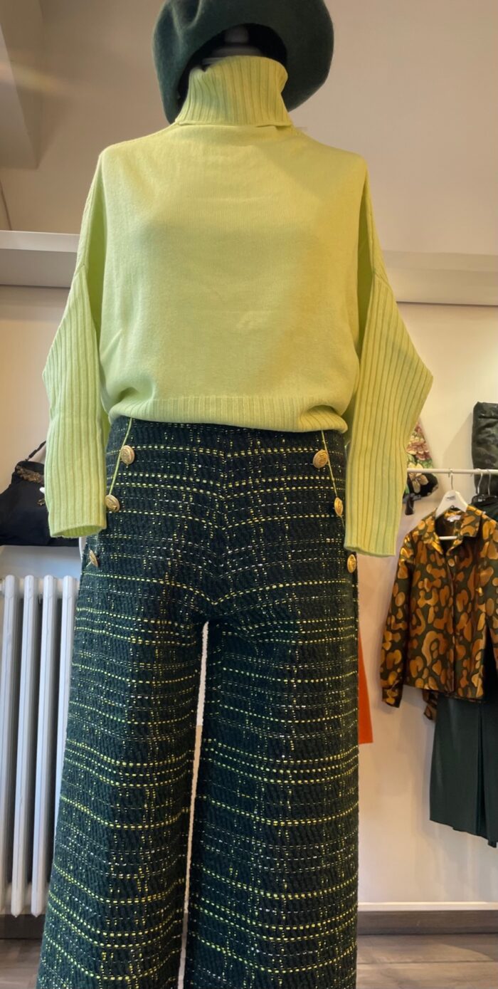 Maglia lime collo alto MAG 30UZ - immagine 1