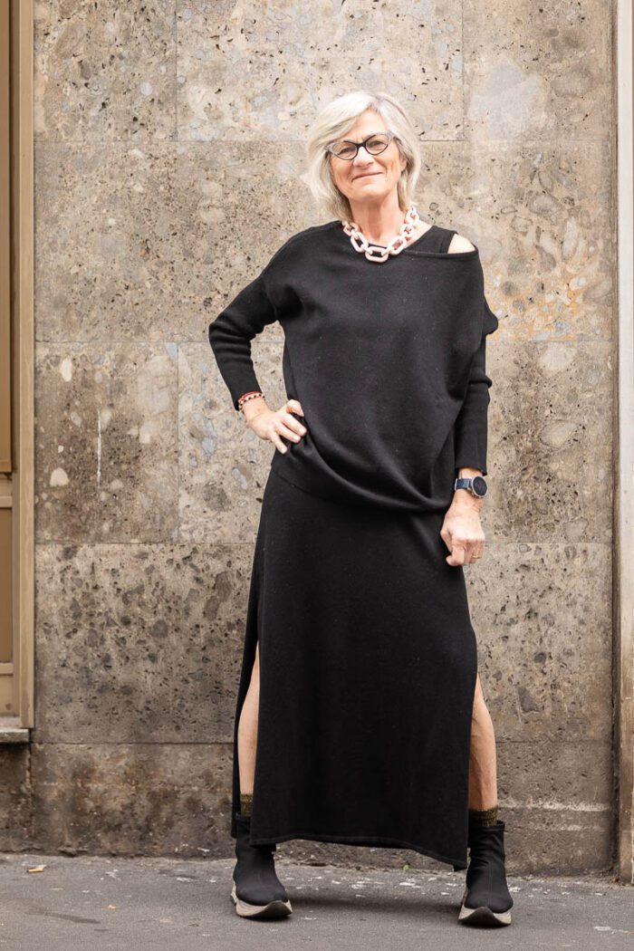 Abito canotta cashmere - immagine 1