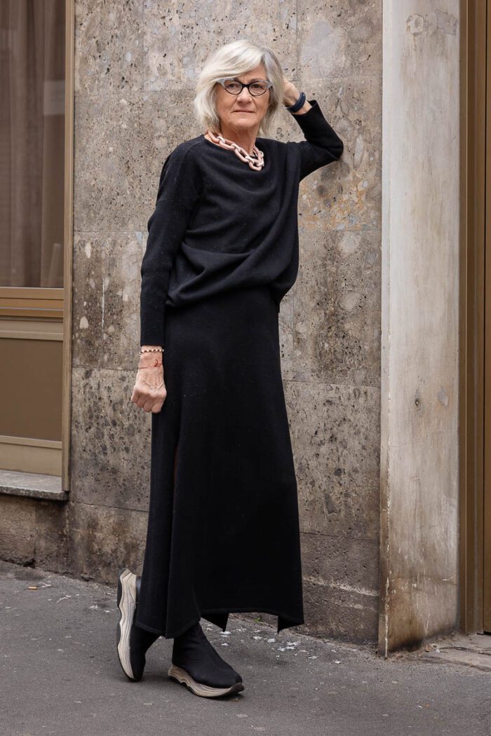 Abito canotta cashmere - immagine 4