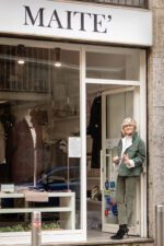 Giacca/camicia imbottita, in seta impermeabilizzata - immagine 2