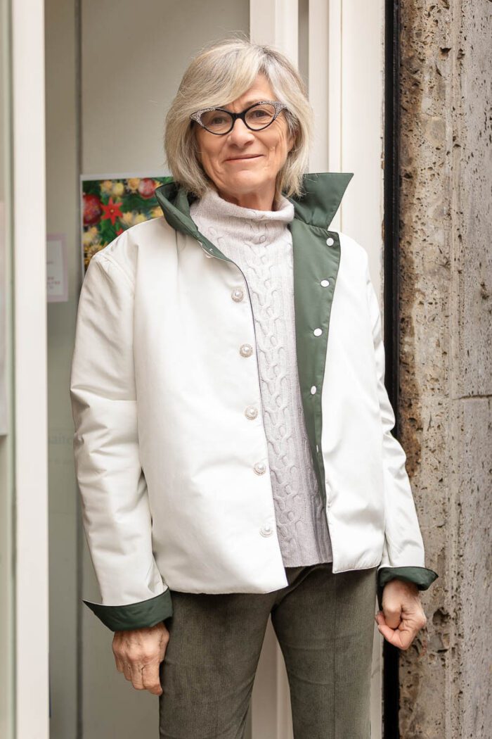 Giacca/camicia imbottita, in seta impermeabilizzata - immagine 7