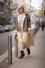 Giacca/camicia imbottita, in seta impermeabilizzata