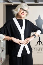 Cardigan con bordi a contrasto - immagine 2