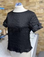 Top seta plissé - immagine 3