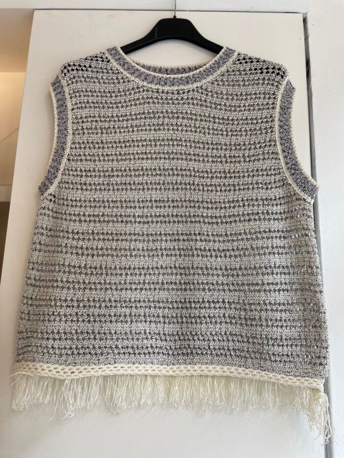 Gilet in maglia di cotone - immagine 3