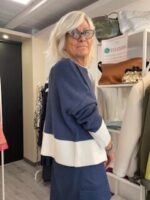PULL IN COTONE BICOLORE - immagine 2