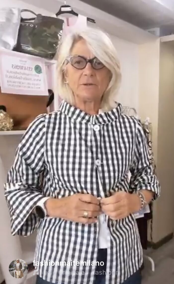 Giacca Fiorenza a quadretti - immagine 1