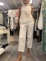 PANTALONE CAPRI BIANCO