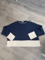 PULL IN COTONE BICOLORE - immagine 3